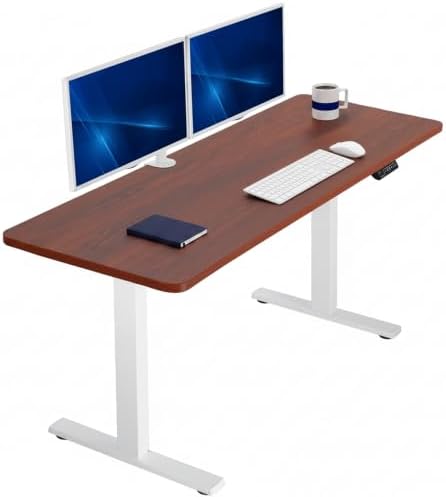 VIVO Dark Walnut 60 x 24 in Standing Desk, DESK-KIT-1W6D by VIVO