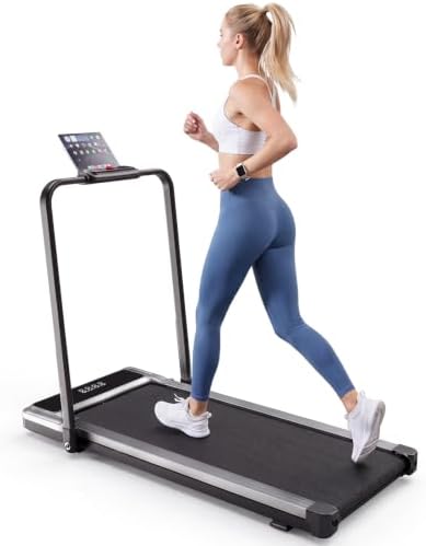 NEWBULIG Walking Pad Treadmill for Home, Lightweight Walk Machine with Remote Control and LED Display, Portable Treadmill Under Desk for Walking, Jogging, Running by NEWBULIG