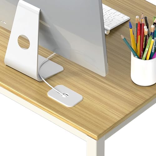 SHW 48-Inch Commercial-Grade Office Computer Desk, Oak - Image 6