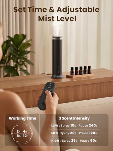 XEITIN Tower Waterless Diffuser with 5 Hotel-inspried Scent Oil Set - Image 5