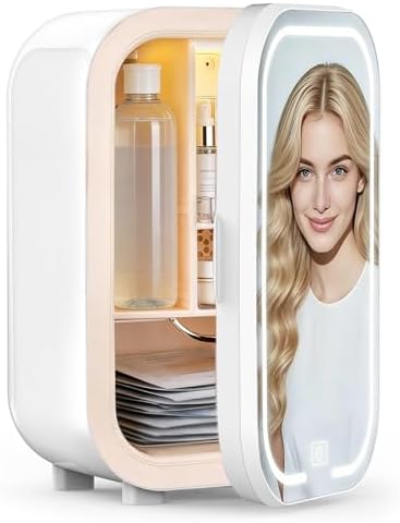 Kikihouse 22L Mini Skincare Fridge, Small Personal Makeup Refrigerator by Unknown