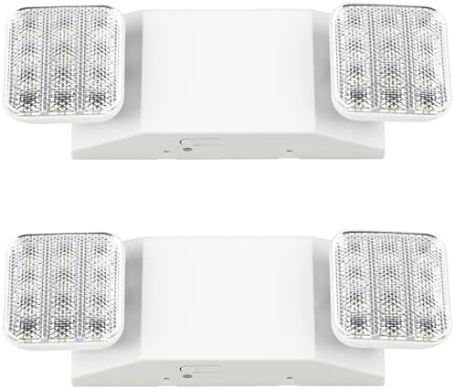 Sunco LED Emergency Lights with 90-Minute Battery Backup, 2 Pack, UL by Unknown