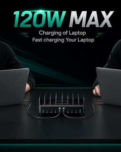 700W 10-in-1 GaN 5 Fast Charger Dock Multi Device Charging Station - Image 4