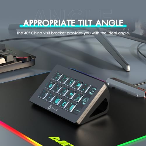 MANBASNAKE AKP153 Studio Deck, Stream Controller, 15 Macro Keys (Black) - Image 6