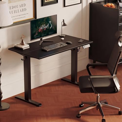 YDN Electric Standing Desk, 40x24 Inch, Black - Image 2