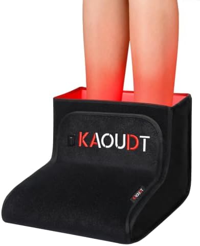Medical Grade Red Light Therapy for Feet Neuropathy, FSA&HSA, Black by KAOUDT-BestRedLightTherapyDevices