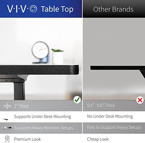 VIVO Black 60 x 24 in Standing Desk, DESK-KIT-2W6B - Image 7
