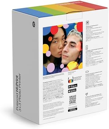 Polaroid Hi-Print - Bluetooth Connected 3x3 Photo Dye-Sub Printer - 10 Photo Sheets Included (9196) - Image 4