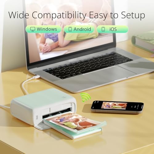 YOTON Photo Printer, Picture Printer with 54 Sheets (4"x6") & 1 Ink Ribbon - Image 2