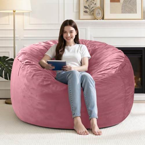 4FT Big Bean Bag Chairs for Adults,Beanbag with Washable Cover by Unknown