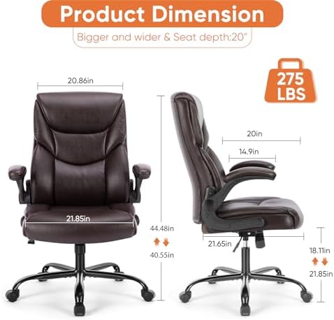 Sweetcrispy Heavy Duty Office Chair, Gaming Desk Chair 2 Pack - Image 3