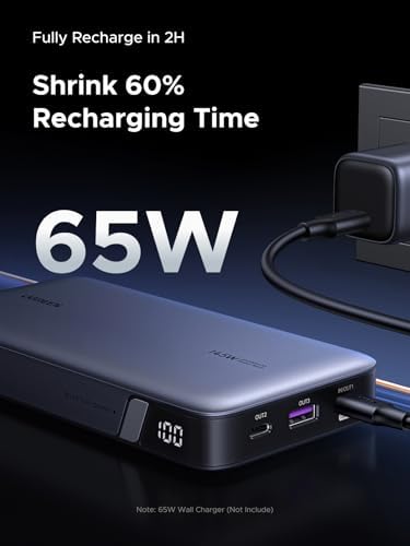 UGREEN Power Bank 25,000mAh 145W Laptop Portable Charger, Nexode 3-Port USB C PD Battery Pack, for MacBook Pro/Air, Dell XPS, iPhone 17/16/15/14, Galaxy S26 Steam Deck, iPad, and More (Pack of 2) - Image 5