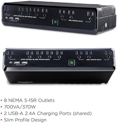 CyberPower SL700U Standby UPS Battery Backup and Surge Protector - Image 2