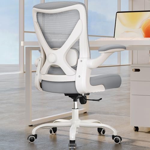 Office Chair: 330LBS Mesh Ergonomic Desk Chair Comfy with 3D Lumbar& Swivel by Ergalithic