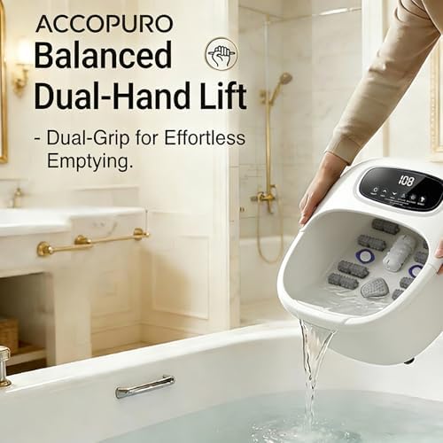 Foot Soaking Tub with Ozone & UV, Foot Spa Bath Massager with Heat - Image 6