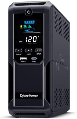 CyberPower BRG1500AVRLCD2 Intelligent LCD UPS Battery Backup - Image 2