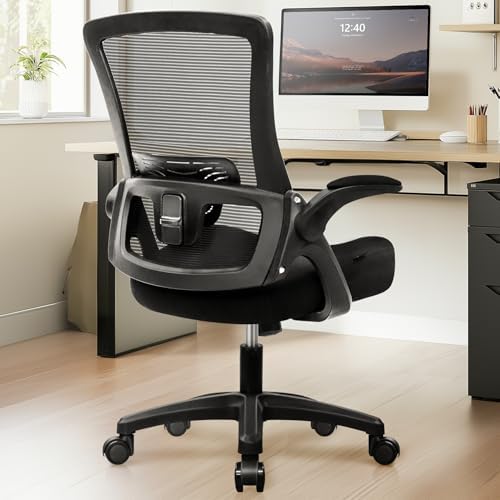 NEO CHAIR Office Desk Chair High Back Mesh Chair Adjustable Lumbar, Black by NEOCHAIR