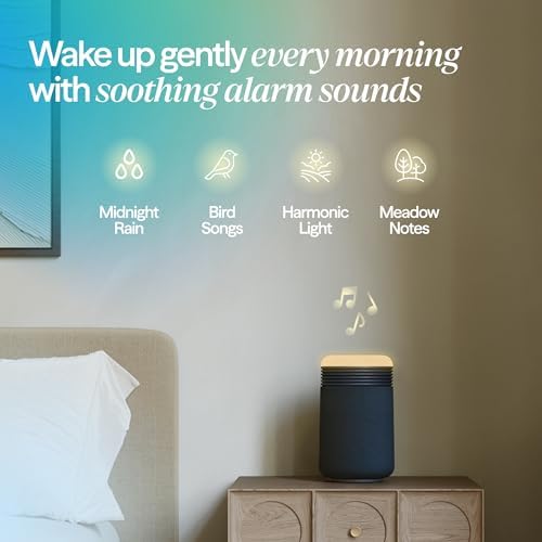 BLUEAIR Air Purifiers with Sunrise Alarm Clock for Home Bedroom Dorm, Navy - Image 5