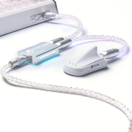 ATTACK SHARK C07 PRO Custom Braided USB-A to Dual Type-C Cable-White by ATTACKSHARK