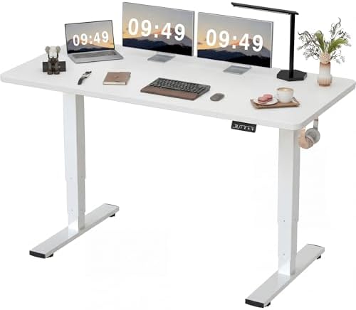 Furmax 63 Inches Electric Height Adjustable Standing Desk Home Office Desk by Furmax