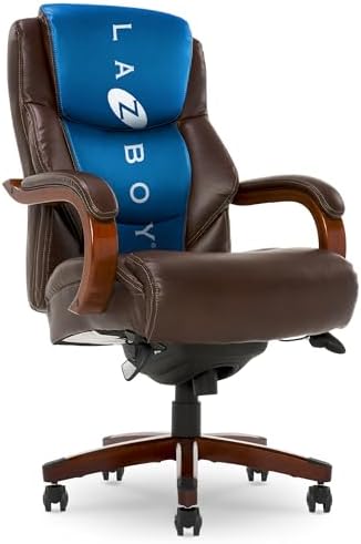 La-Z-Boy Big and Tall Executive Office Chair Lumbar Support, Leather Chair by Unknown