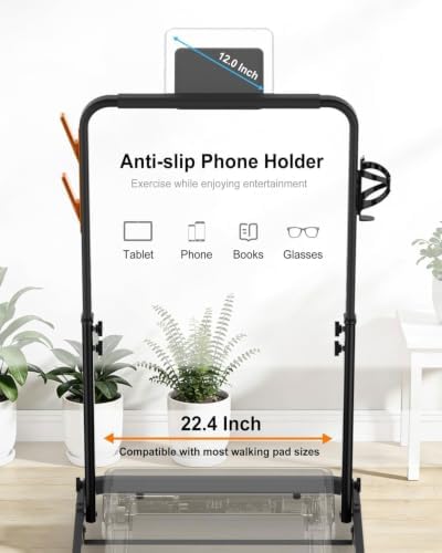 Walking Pad Handle Bar Only, Adjustable & Foldable Treadmill Handrail - Image 3