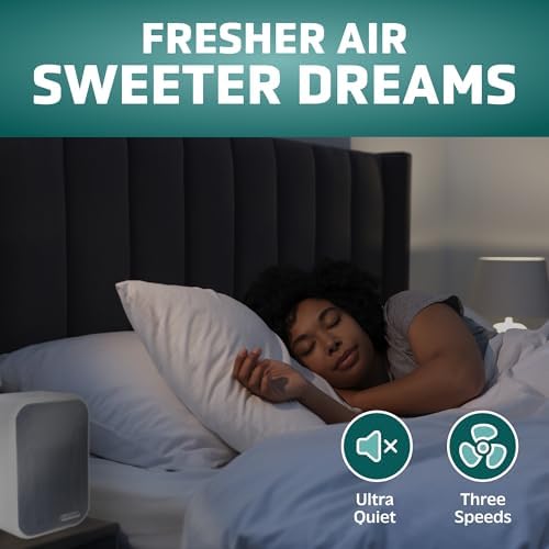 GermGuardian 4-In-1 Tabletop HEPA Air Purifier for Home with HEPA PURE Air Filter, UV-C Light & Odor Reduction, Zero Ozone Verified, AC4175W, White - Image 3