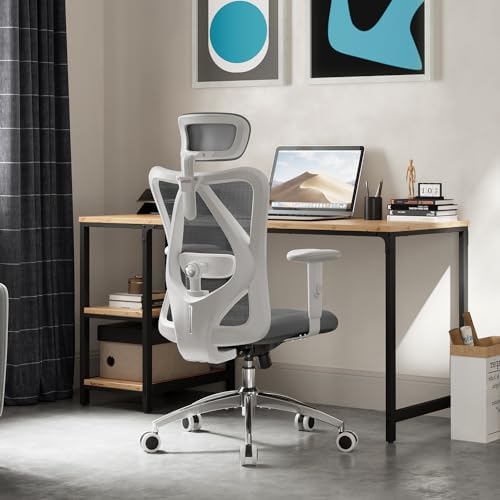 SIHOO M18 Ergonomic Office Chair, Mesh Back Desk Chair with Headrest - Image 2