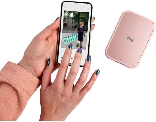 Canon Ivy 2 Mini Photo Printer Blush Pink Travel Accessory Bundle - Image 5