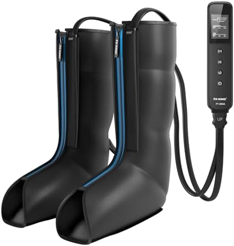 FIT KING Leg Compression Massager for Circulation & Pain Relief, 3 Timers by FITKING