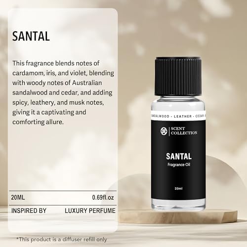 Santal Diffuser Oil Luxury Hotel Scent Signature Sandalwood, 20ml - Image 5