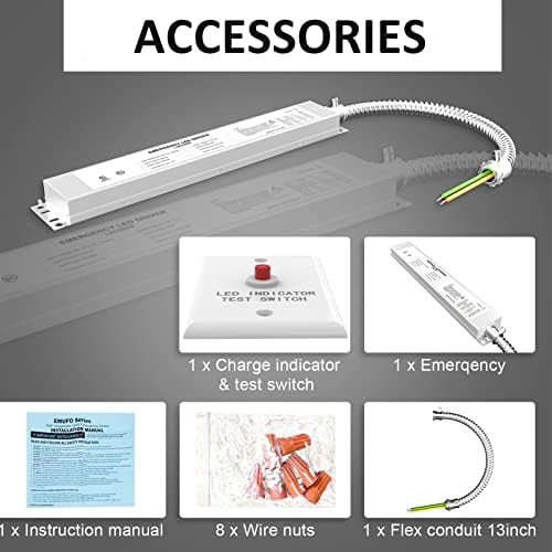 LED Emergency Backup Battery, 20W, 120–347VAC, 90+ Min Runtime, UL Listed - Image 5