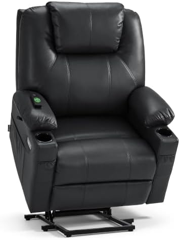 MCombo Power Lift Recliner Chair for Elderly, Heat and Massage R7042 by MCombo