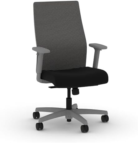 HON Ignition 2.0 Ergonomic Office Chair, Lumbar Support, Black by HON