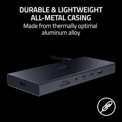 Razer USB 4 Dock, 14 Ports, Windows & Mac Compatible, Black - Image 6
