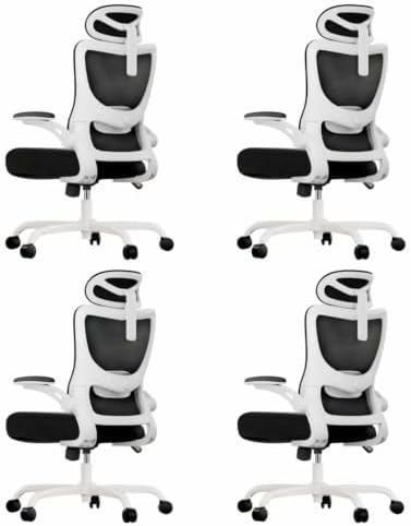 Marsail Ergonomic Office Chair with 3D Armrests, Pack of 4 by Marsail