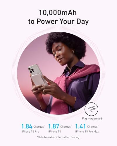 Anker MagGo Power Bank, 10,000mAh Qi2-Certified 15W Portable Charger - Image 5