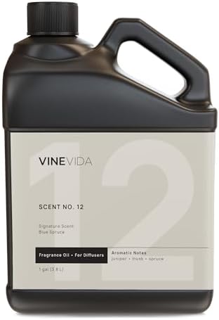VINEVIDA [128 Fl Oz] Blue Spruce Fragrance Oil for Cold Air Diffusers, Essential Oils for Diffuser Oil Refill & Air Freshener Room Spray by VINEVIDA