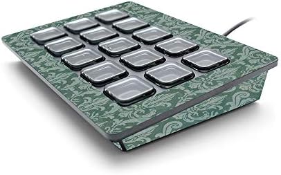 MightySkins Skin for Elgato Stream Deck - Teal Damask | Protective, Durable, and Unique Vinyl Decal wrap Cover | Easy to Apply, Remove, and Change Styles | Made in The USA by MIGHTY+SKINS