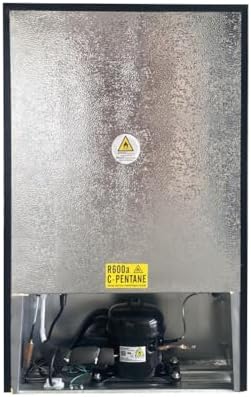 Frigidaire Compact Fridge, 4.5 Cubic Feet, Stainless Steel - Image 5