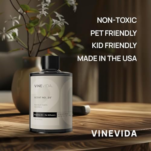 VINEVIDA [16 Fl Oz] Cashmere Fragrance Oil for Cold Air Diffusers, Essential Oils for Diffuser Oil Refill & Air Freshener Room Spray - Image 5