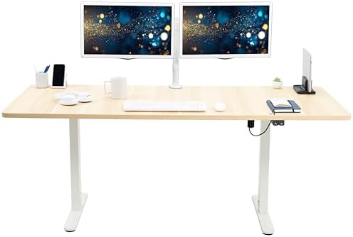 VIVO Light Wood 71 x 30 in Standing Desk,DESK-KIT-0W7C by VIVO