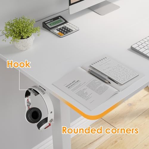 STARY Electric Standing Desk Adjustable Height Sit Stand Home Office Desk with Splice Board - Image 5