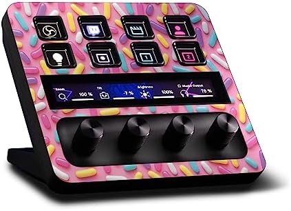 MightySkins Skin Compatible with Elgato Stream Deck + - Sprinkles | Protective, Durable, and Unique Vinyl Decal wrap Cover | Easy to Apply, Remove, and Change Styles | Made in The USA by MIGHTY+SKINS