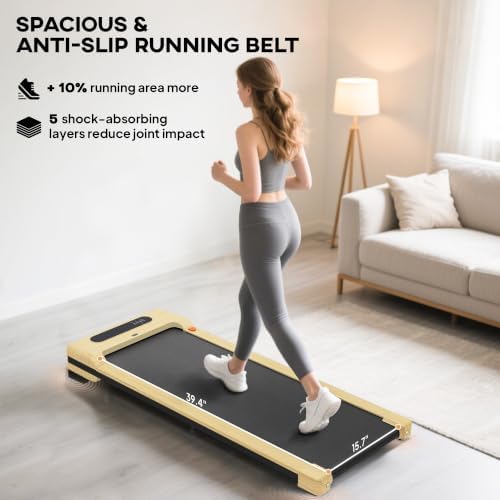 Soozier Walking Pad 2.5HP Under Desk Treadmill, 264 lbs, Installation-Free - Image 4
