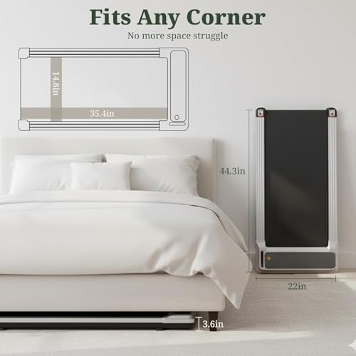 Walking Pad Under Desk, 3 in 1 Portable Treadmills for Home Small Space - Image 6