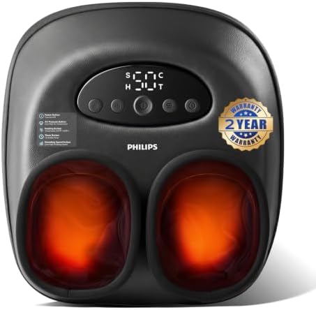 PHILIPS Foot Massager with Heat, Shiatsu Kneading & Air Compression by PhilipsWater