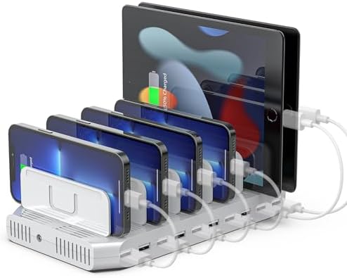 【10PCS】 Unitek 10-Port Charging Station, Fast Charger Dock for Multi-Device by Unitek