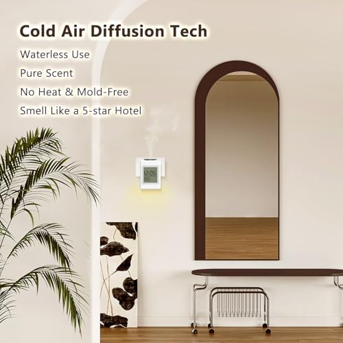 Plug-in Waterless Essential Oil Diffuser with Clock & Env Display - Image 4