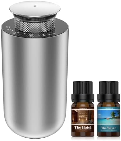 2026 Upgraded Rechargeable Waterless Car Scent Diffuser Kit, Auto On/Off by ASCENTYER